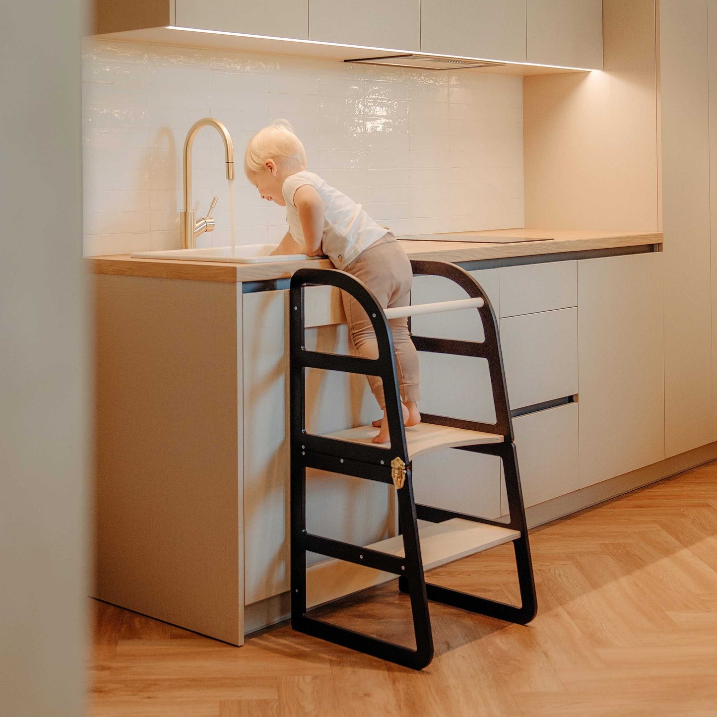 Transformable Kitchen Tower - Sleekstep, Convertible 2-in-1