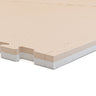 Large Foam Puzzle Mats - Beige / White